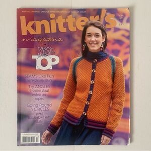 Knitter’s Magazine Patterns K104 Knitting Universe 2011 Shawls Sweaters I-Cord
